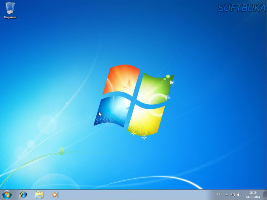 Скриншот - Windows 7 установлена
